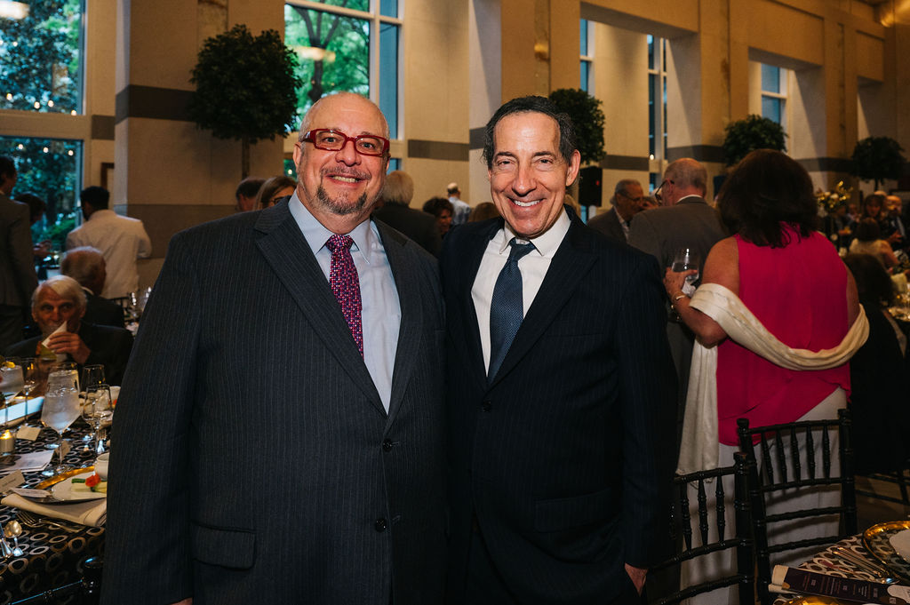 <p>Managing Director Ed Zakreski and Congressman Jamie Raskin. Photo by Cameron Whitman Photography. </p>
