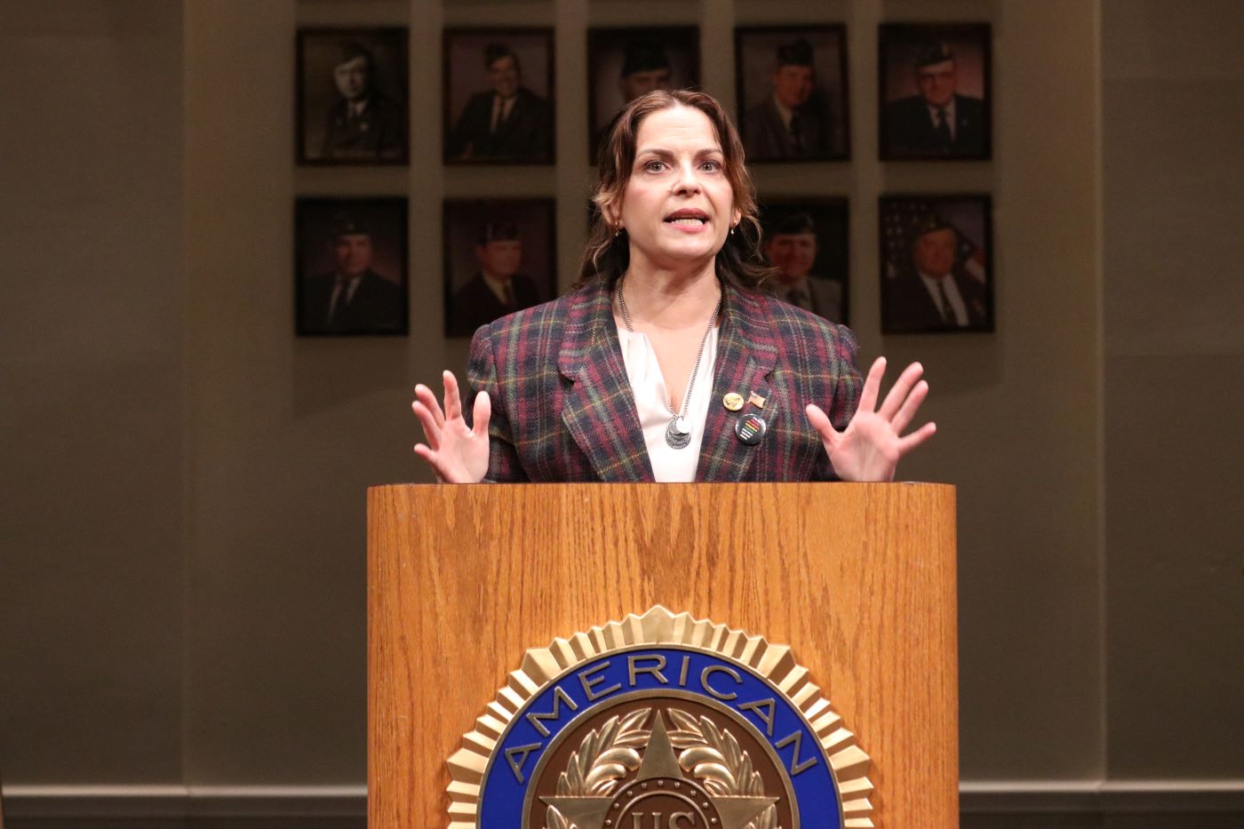 <p>Kimberly Gilbert (Heidi) in <em>What the Constitution Means to Me. </em>Photo by Kent Kondo.</p>