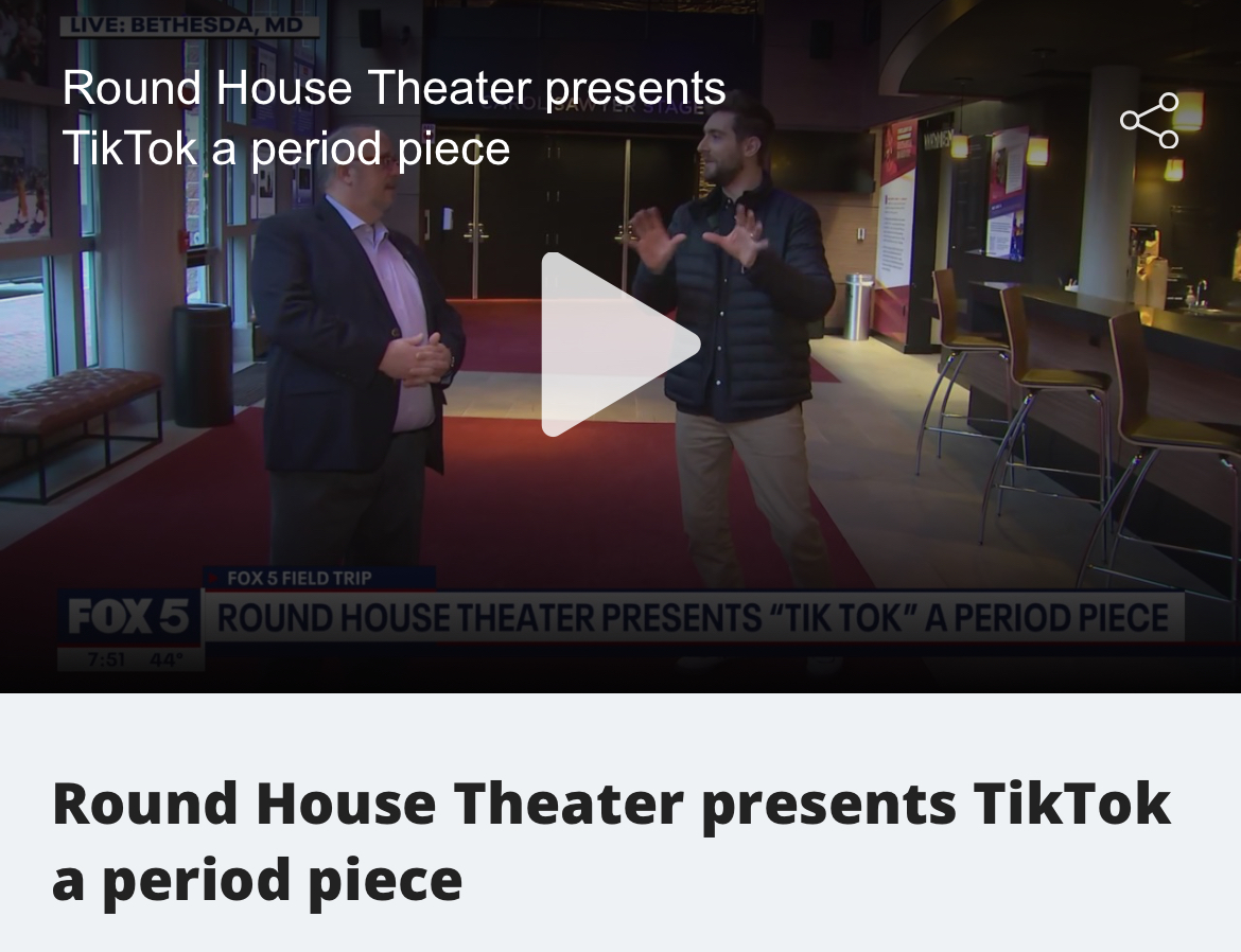 FOX DC Field Trip: Round House Theater presents TikTok a period piece
