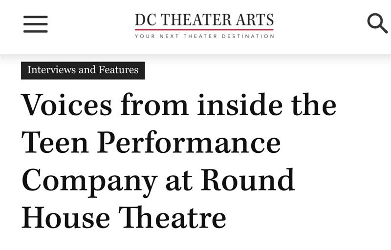 DC Theater Arts: Voices from inside the Teen Performance Company