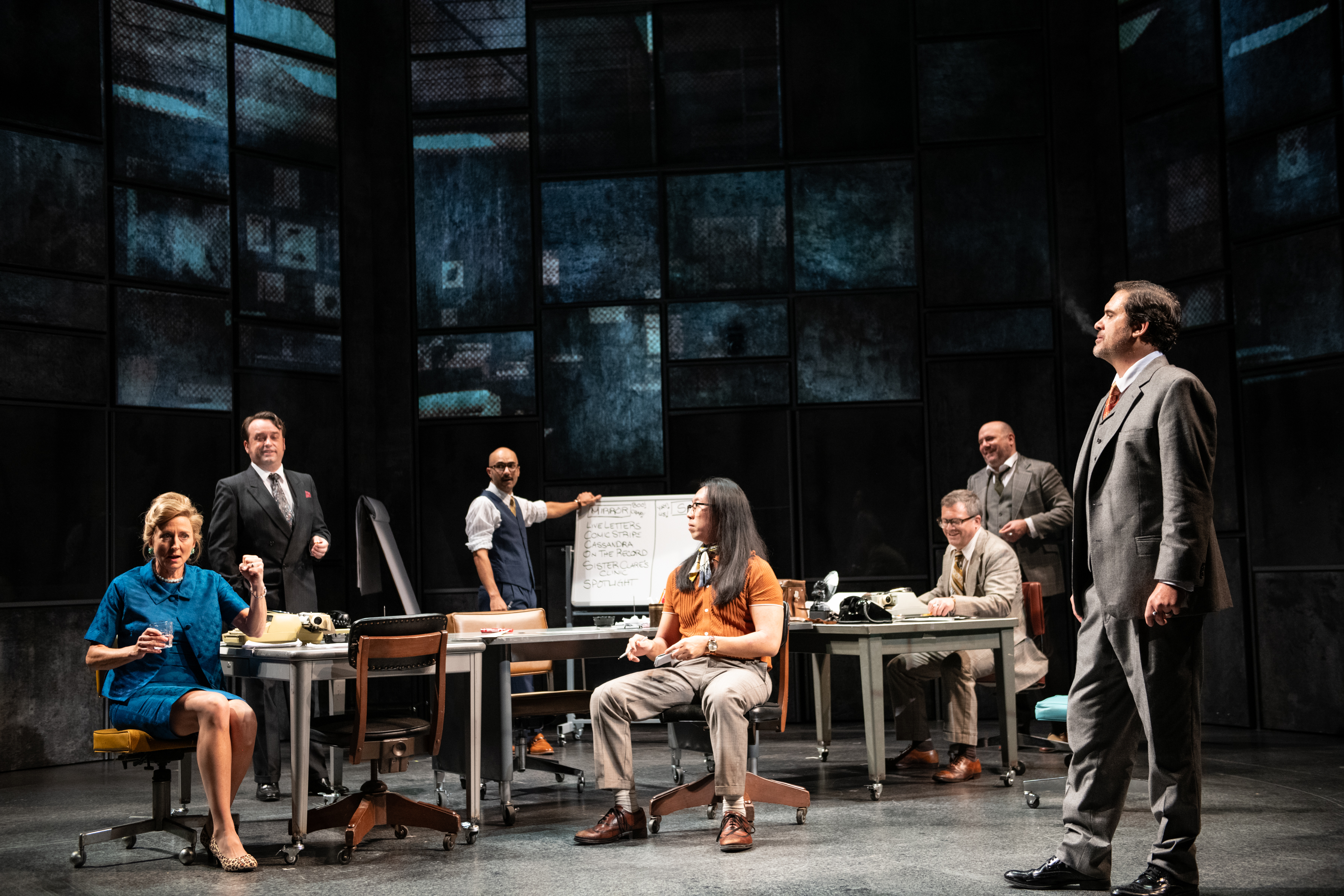 <p>The cast of INK. Photo by Margot Schulman.</p>