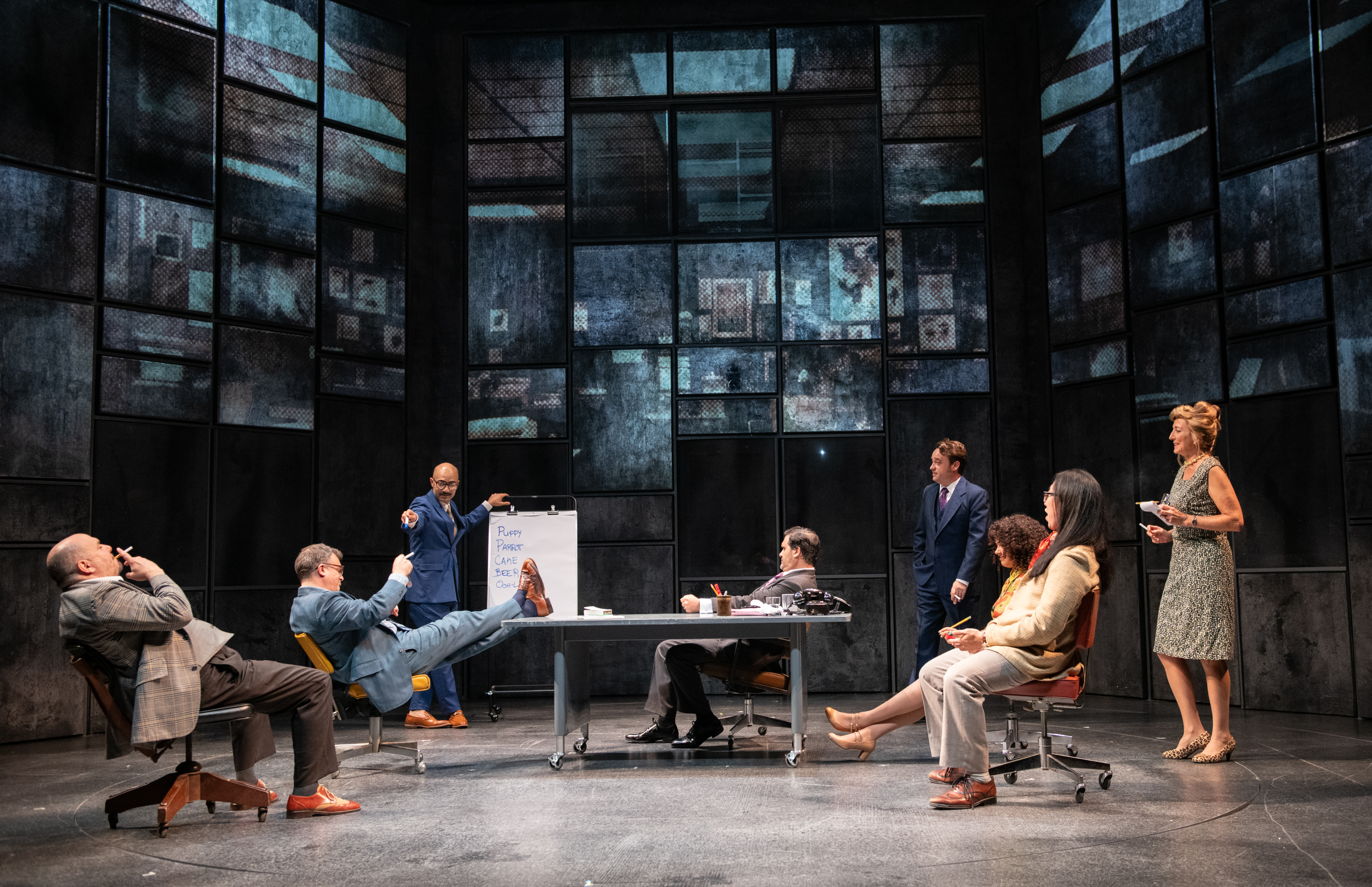 <p>The cast of INK. Photo by Margot Schulman.</p>