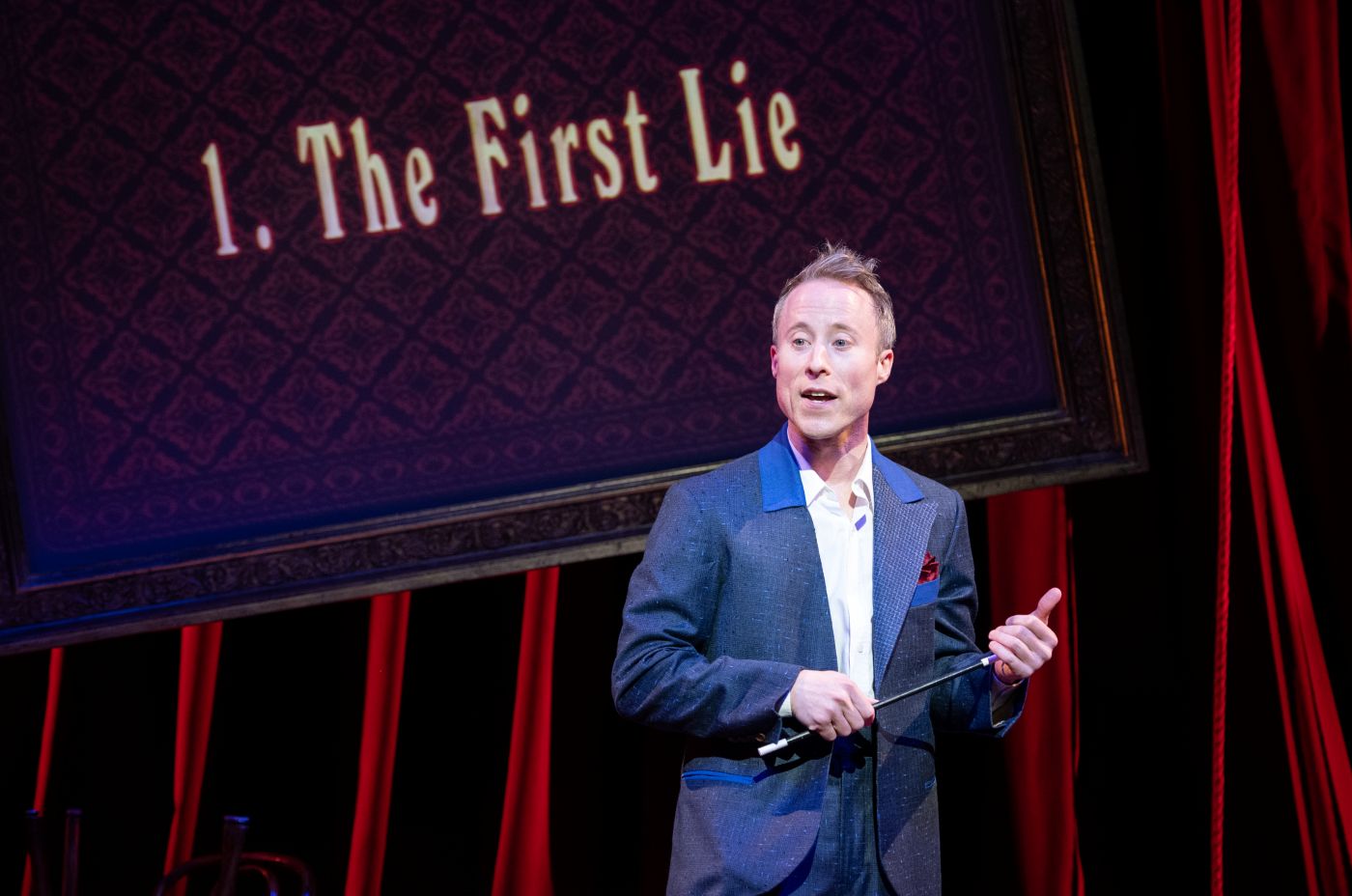 <p>Dendy in NOTHING UP MY SLEEVE. Photo by Margot Schulman. </p>