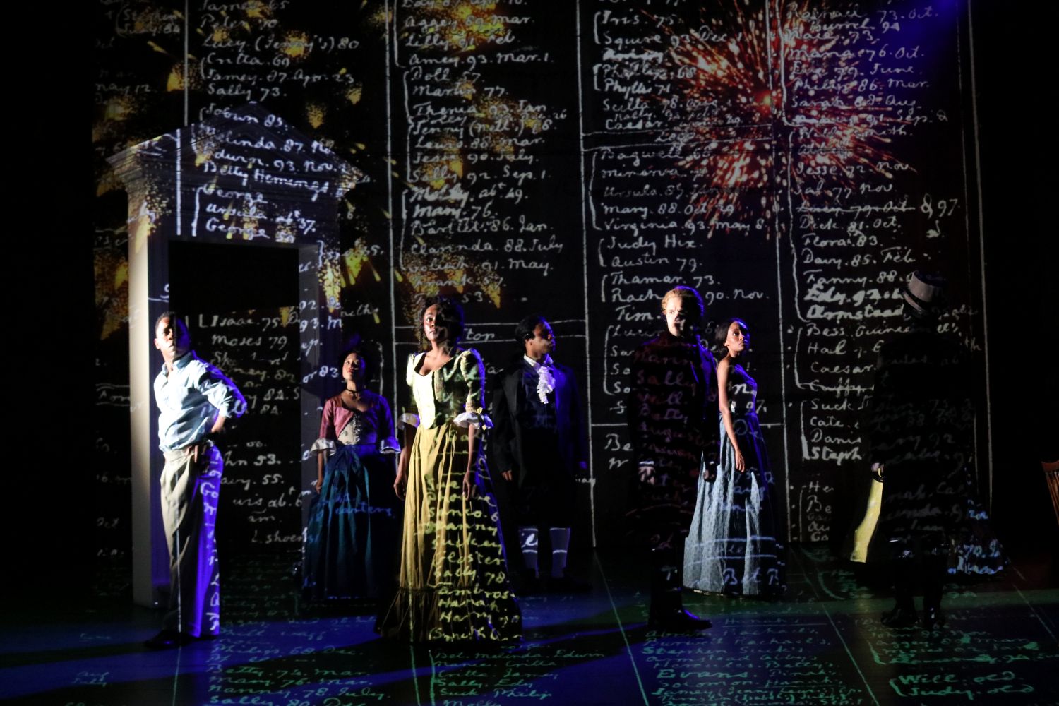 <p>The cast of SALLY &amp; TOM. Photo by Kent Kondo. </p>