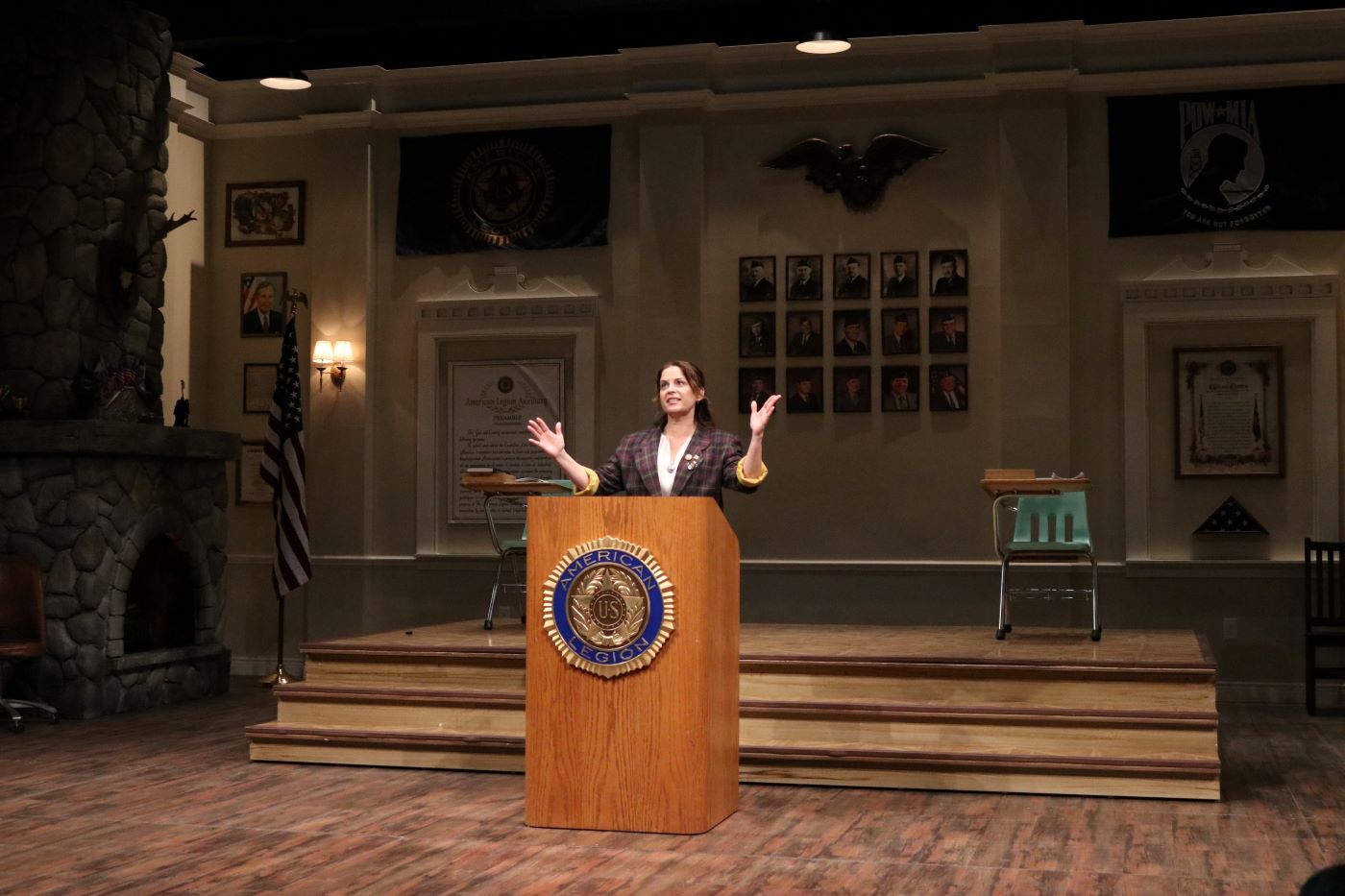 <p>Kimberly Gilbert (Heidi) in <em>What the Constitution Means to Me. </em>Photo by Kent Kondo.</p>