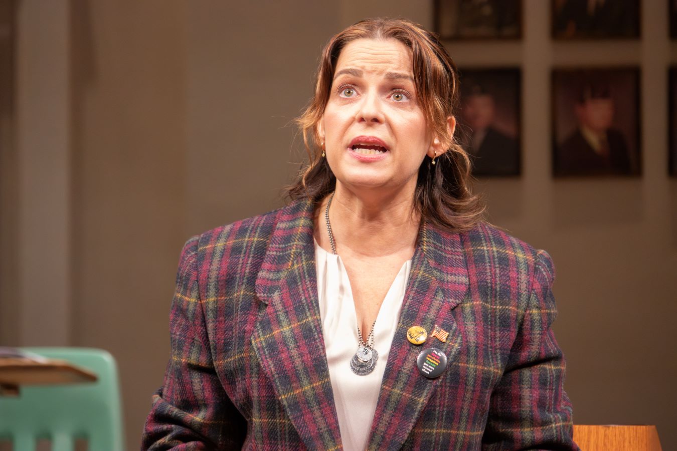 <p>Kimberly Gilbert (Heidi) in <em>What the Constitution Means to Me. </em>Photo by Kent Kondo.</p>