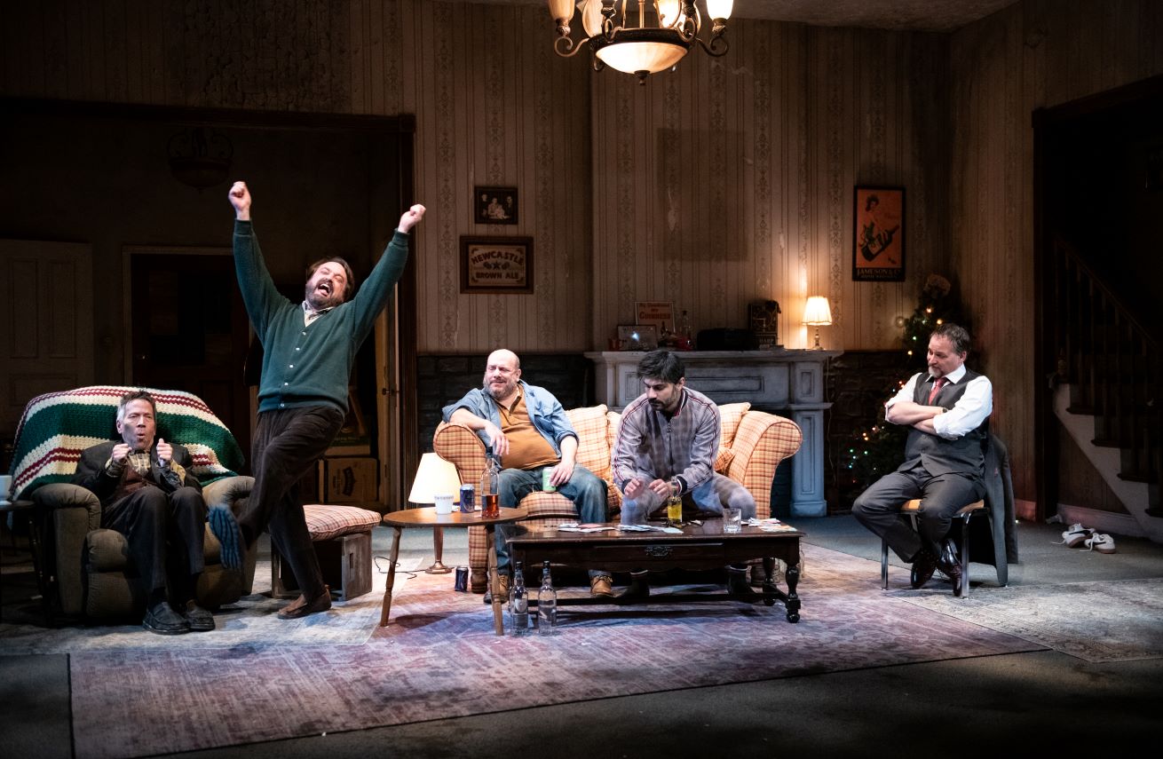 <p>The cast of <em>The Seafarer</em>. Photo by Margot Schulman Photography. </p>